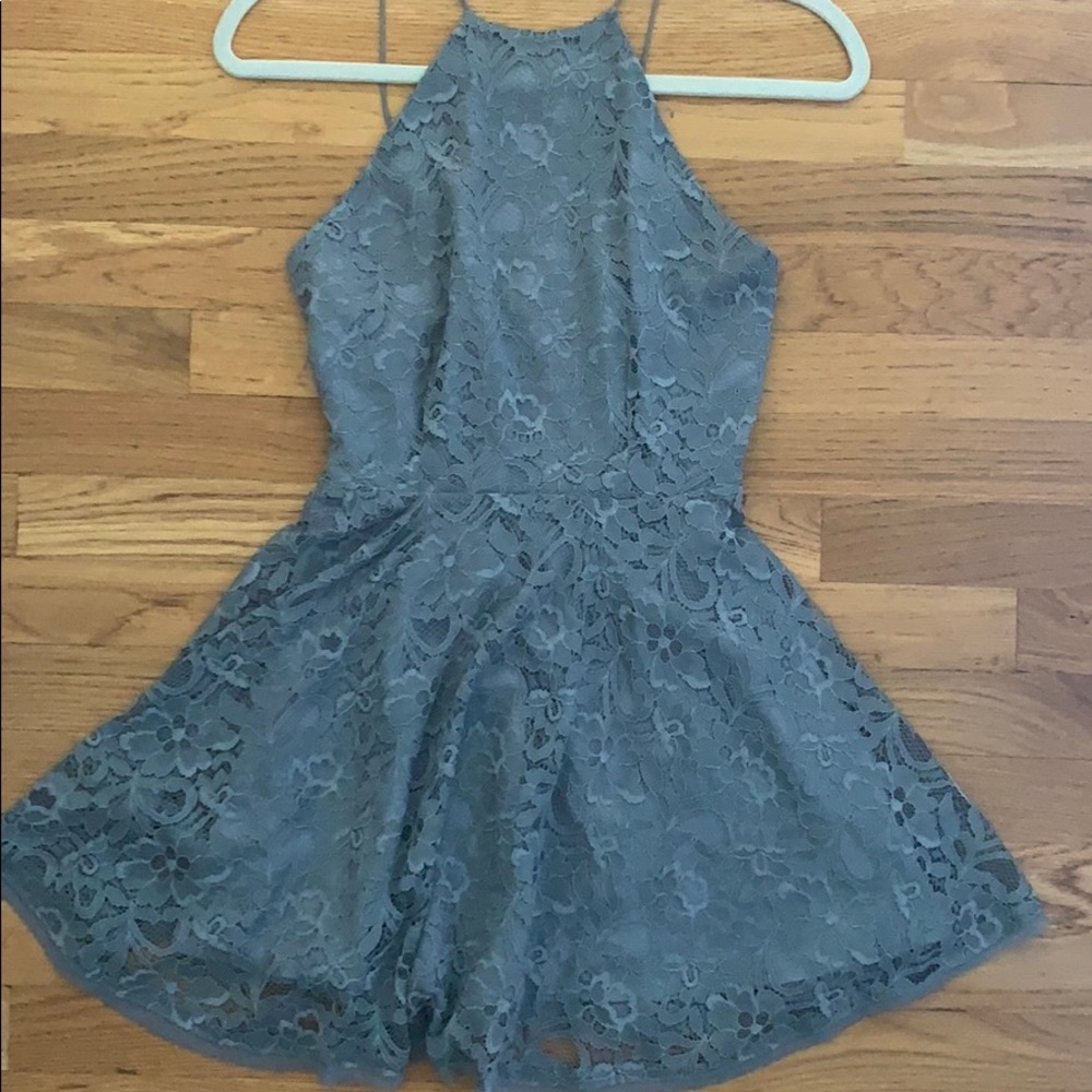 Urban Outfitters Blue Lace Dress